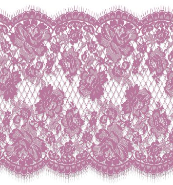 Sorunsuz vektör pembe dantel modeli