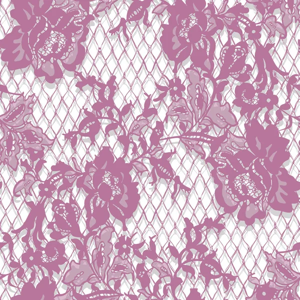 Sorunsuz vektör pembe dantel modeli