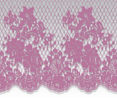 Sorunsuz vektör pembe dantel modeli