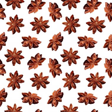 Sorunsuz vektör yıldız anason desen