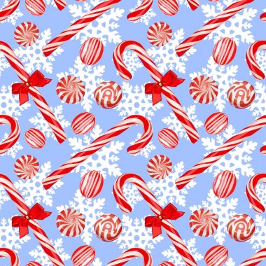 Sorunsuz vektör Noel şekerleme desen