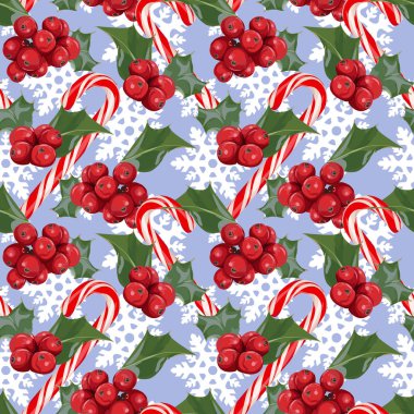 Sorunsuz vektör Noel şekerleme desen