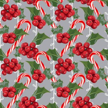 Sorunsuz vektör Noel şekerleme desen