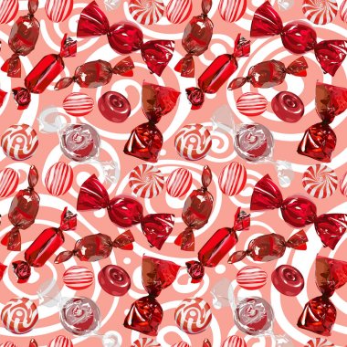 Sorunsuz vektör Noel şekerleme desen