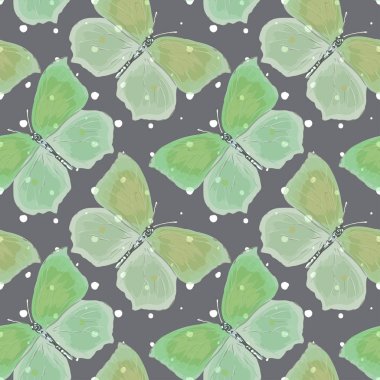 Sorunsuz vektör kelebekler desen