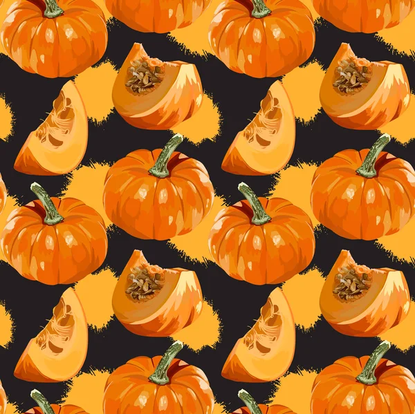 Sorunsuz vektör olgun kabak desen