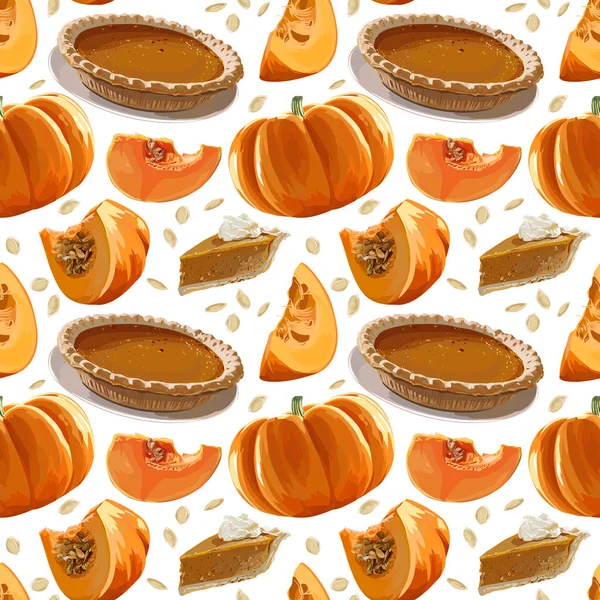 Sorunsuz vektör kabak pasta desen