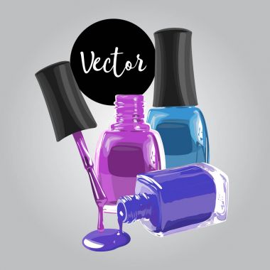 Vektör çivi Polisj çizim