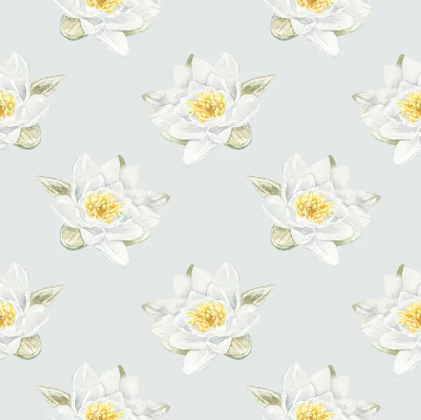 Dikişsiz suluboya çiçek desenli