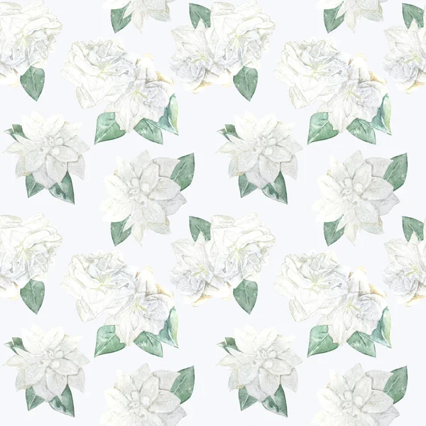 Seamless Watercolor Floral Pattern — Stock Photo, Image