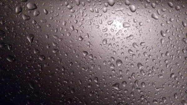 Water droplets on glass — Stock Photo, Image