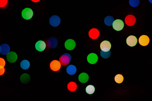 Background of different color lights — Stock Photo, Image