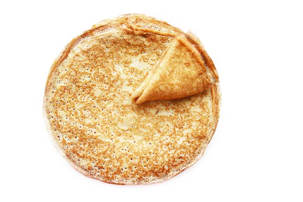 Pancake isolati su sfondo bianco — Foto Stock