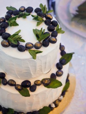 beyaz pasta düğün