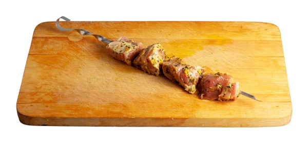 Pork shish kebab — Stock Photo, Image