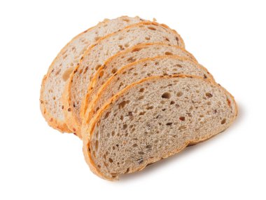 Ekmek tahıl tohumları ile. izole