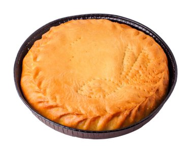 yuvarlak ev yapımı pasta