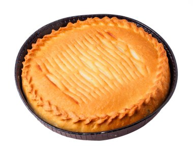 yuvarlak ev yapımı pasta