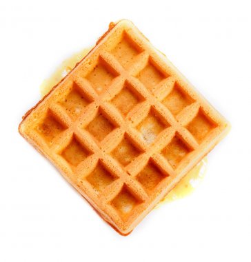 Dolgulu Kare gözleme. İzole