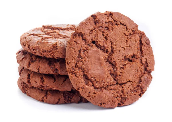 A runda choklad cookies — Stockfoto