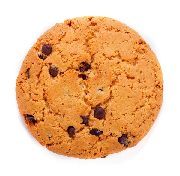 Круглое печенье с шоколадом — стоковое фото