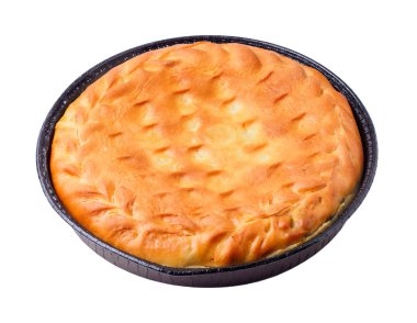 yuvarlak ev yapımı pasta