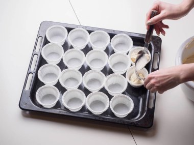 Cupcake kek kağıt formlar