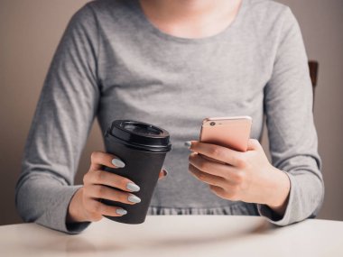 Kahve ve smartphone