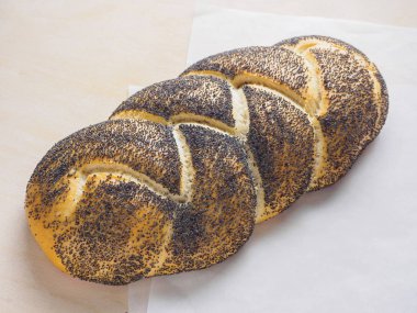 Beyaz ekmek bir tablo