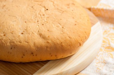 Beyaz ekmek bir tablo