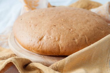 Beyaz ekmek bir tablo