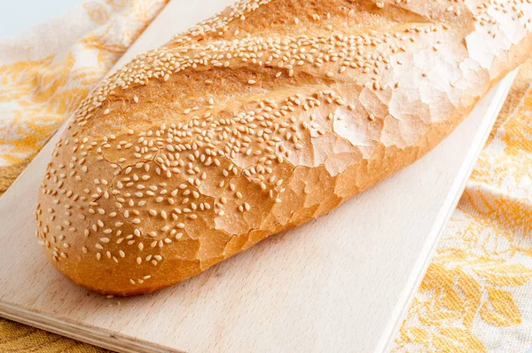 Beyaz ekmek bir tablo