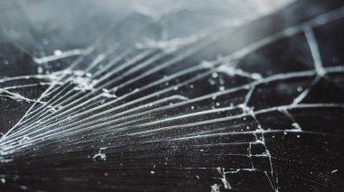 Smartphone kırık siyah ekran çatlamak doku arka plan