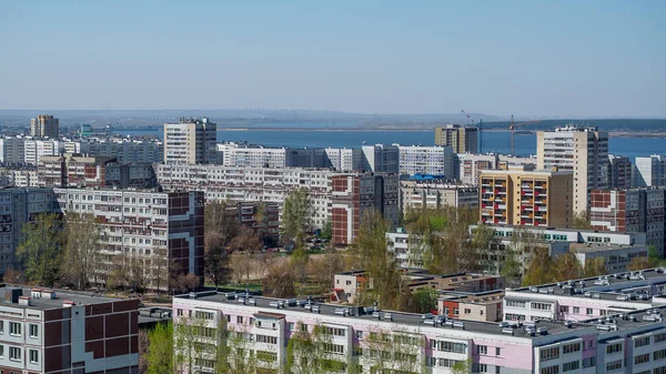 Naberezhny Chelny micro district city on kama river