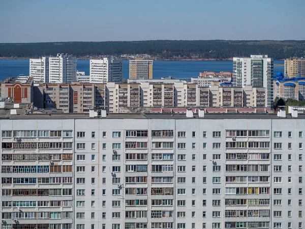 Naberezhny Chelny micro district city on kama river