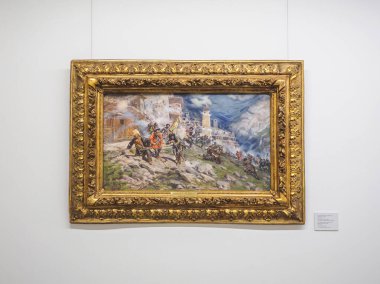 Tiflis, Gürcistan - Mayıs 2019: Tiflis 'teki Ulusal Sanat Galerisi