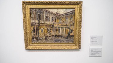 Tiflis, Gürcistan - Mayıs 2019: Tiflis 'teki Ulusal Sanat Galerisi