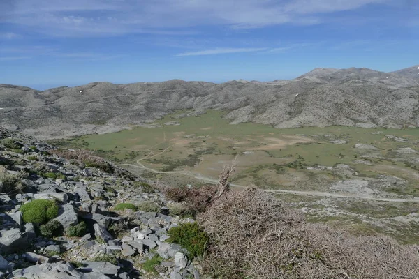 Valle en las montañas de Creta — Foto de Stock