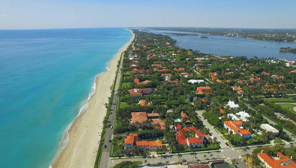 Incredibile vista aerea su West Palm Beach — Foto Stock