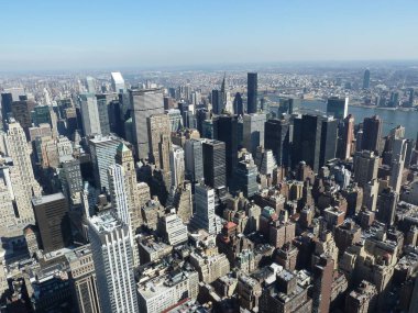 büyük şehir, Ny üzerinde şaşırtıcı havadan görünümü