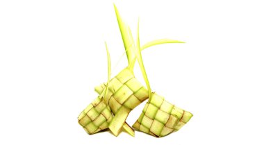 ketupat izole üzerinde