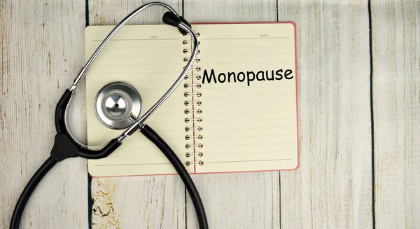 健康和医疗概念-Monopause — 图库照片