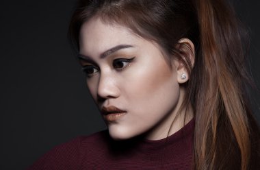 güzel Asyalı kız