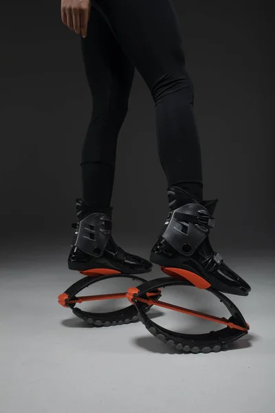 Fit Legs Jumping Shoes — 图库照片