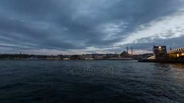 Boğaziçi, istanbul Türkiye'de ultra Hd 4k deniz trafik