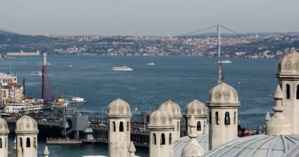 Ultra HD 4K time lapse photographie istanbul Turquie — Video