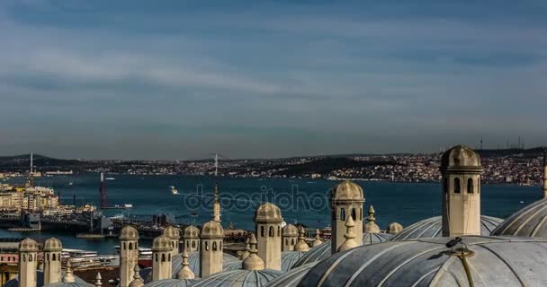 超高清 4 k 时间失效摄影土耳其伊斯坦布尔 — 图库视频影像