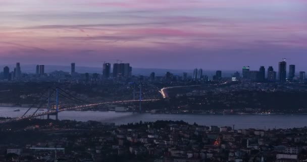 Ultra Hd 4 k zaman sukut fotoğraf istanbul Türkiye — Stok video