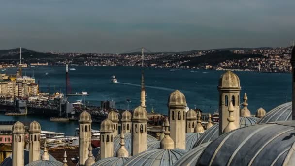 Time lapse fotografie istanbul Turkije — Stockvideo