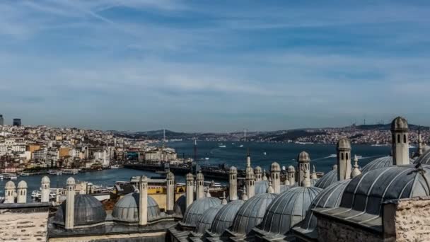 Tracking Shot Zeitraffer-Fotografie, Istanbul Türkei — Stockvideo